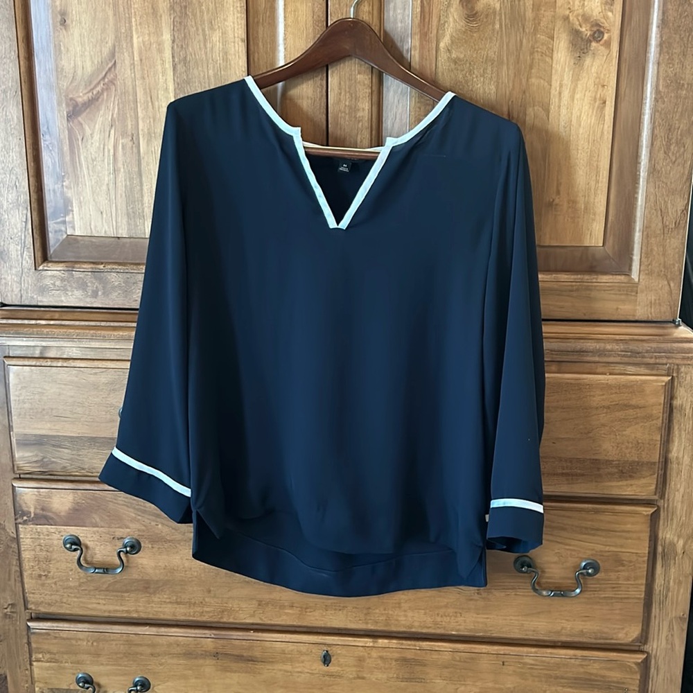 Banana Republic Navy w/ White Trim Tunic